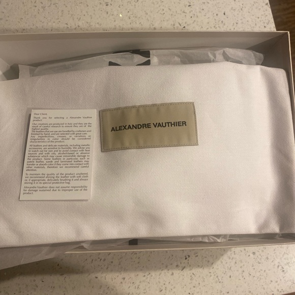 Alexandre Vauthier Transparent Turquoise Blue Slingback Heels US Size6 MSRP $725 - Picture 5 of 9